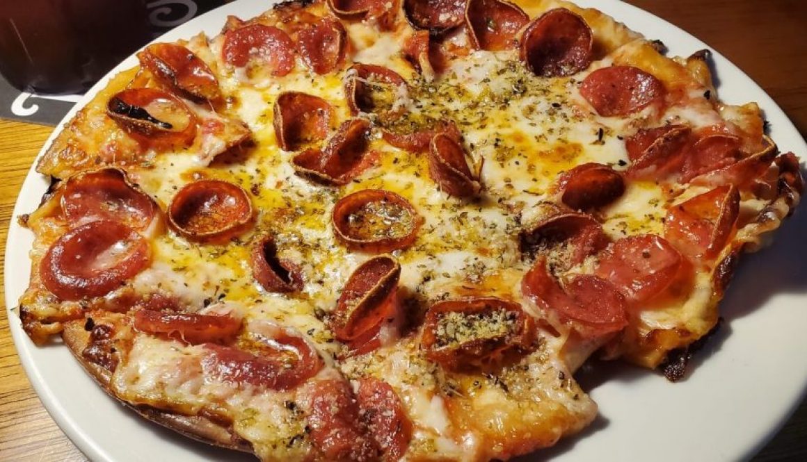 Pepperoni Pizza from Gibbys Eatery and Sports Bar
