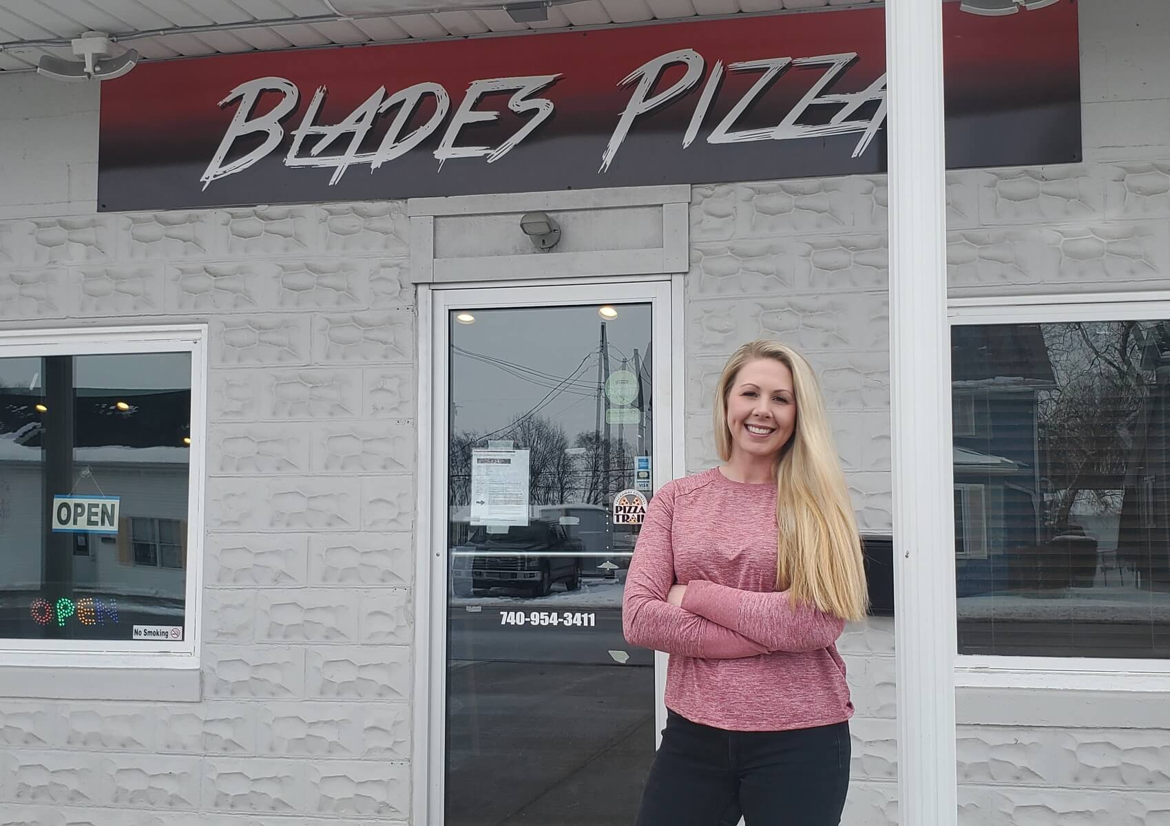 Katharine Blades, Owner of Blades Pizza
