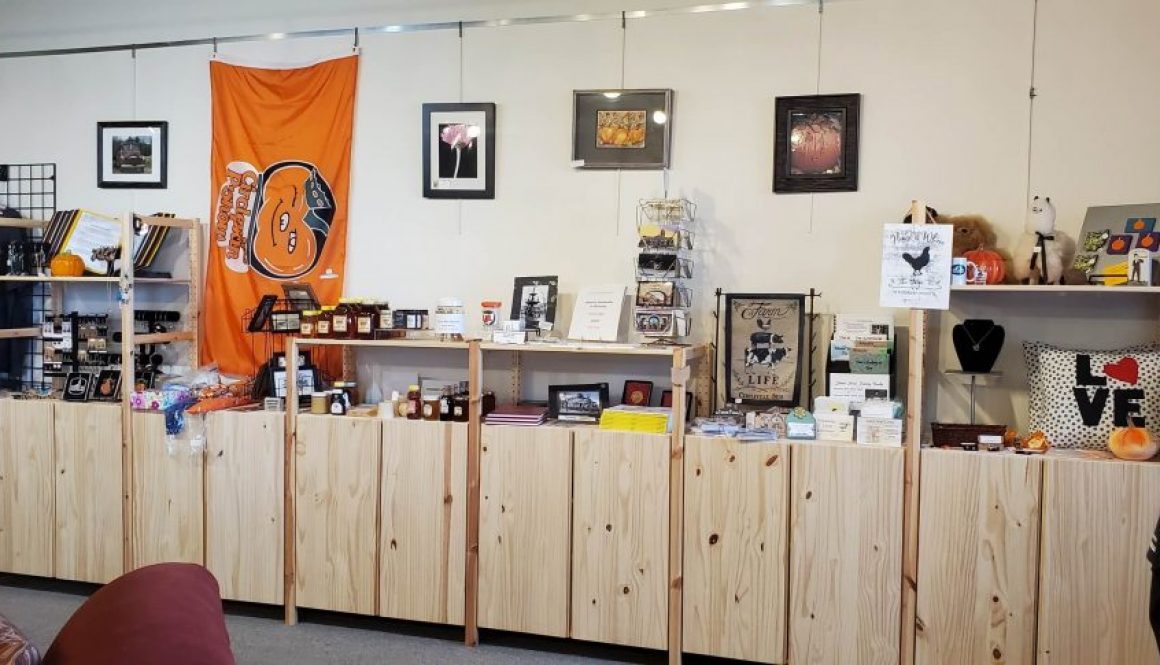Small shop inside Pickaway County Visitors Bureau
