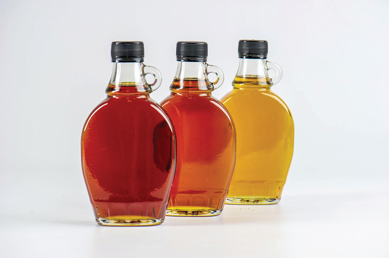 The grading system for maple syrup