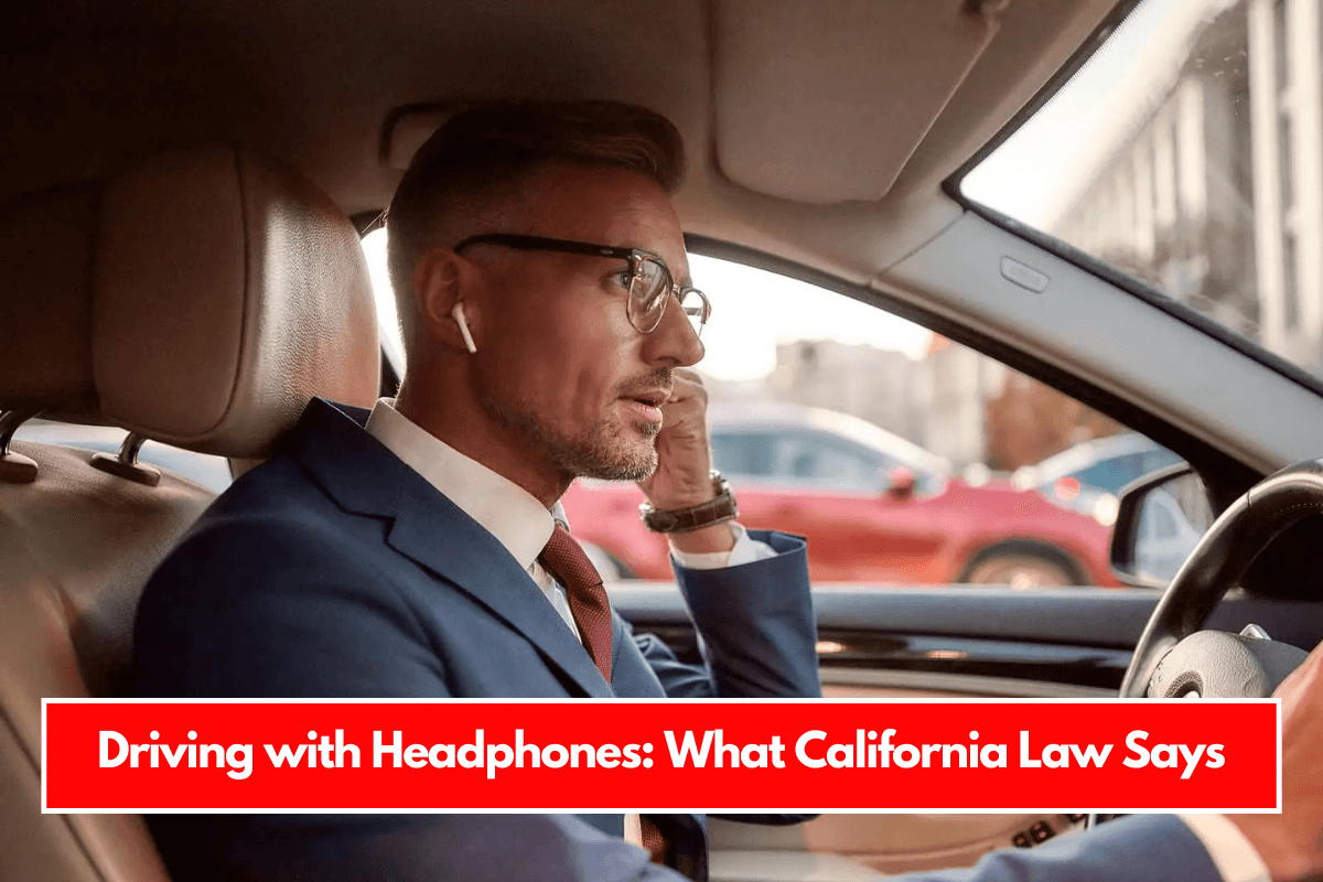 Driving with Headphones What California Law Says