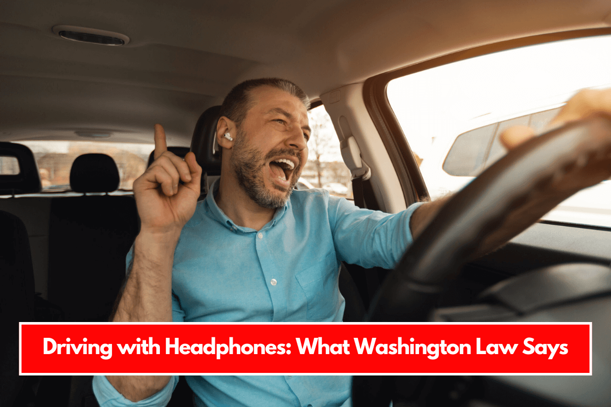 Driving with Headphones What Washington Law Says