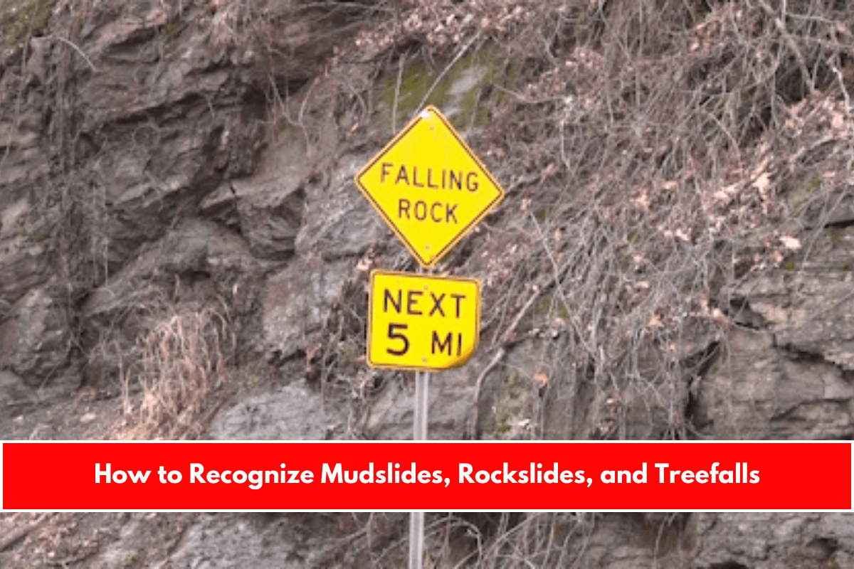 How to Recognize Mudslides, Rockslides, and Treefalls