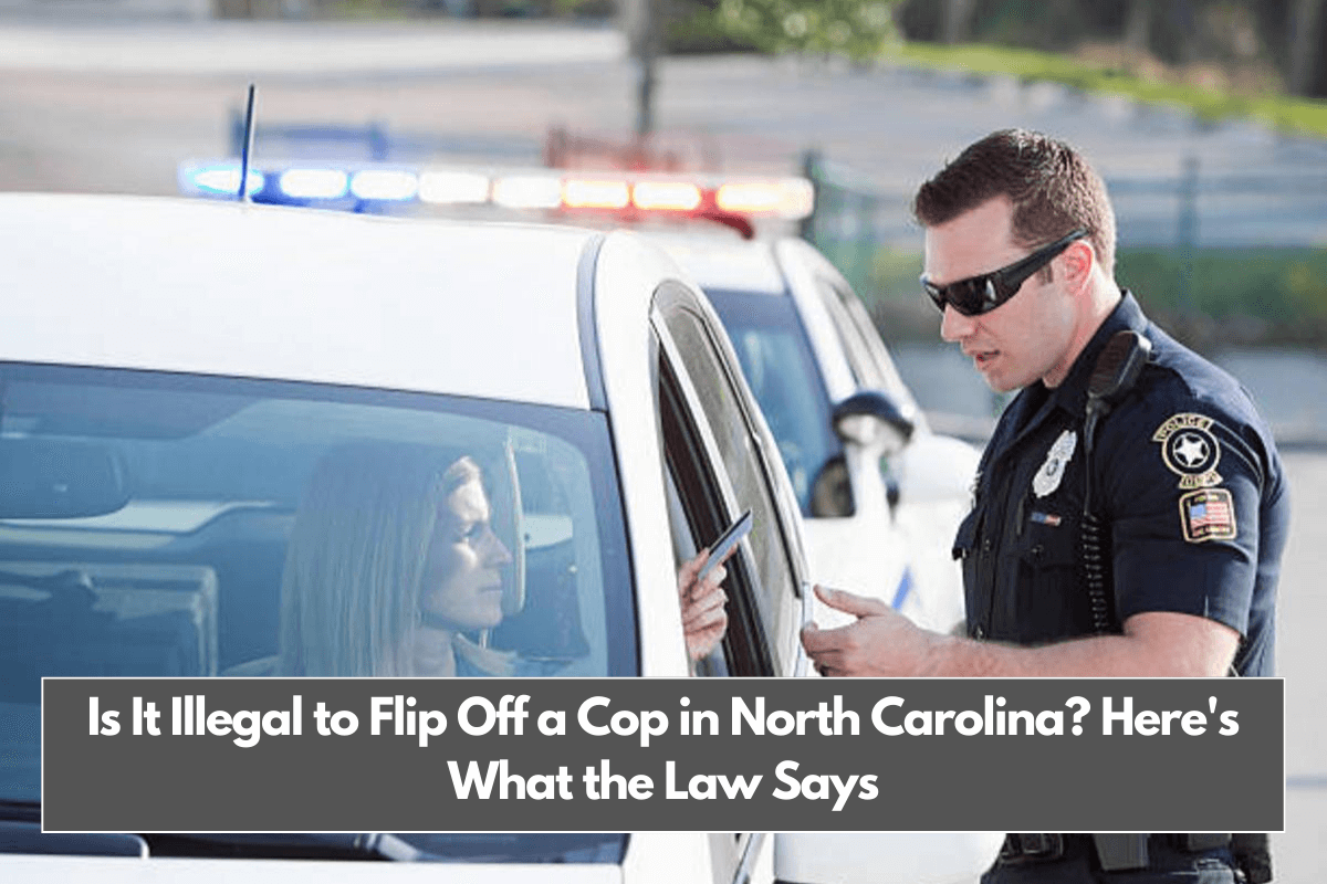 Is It Illegal to Flip Off a Cop in North Carolina Here's What the Law Says