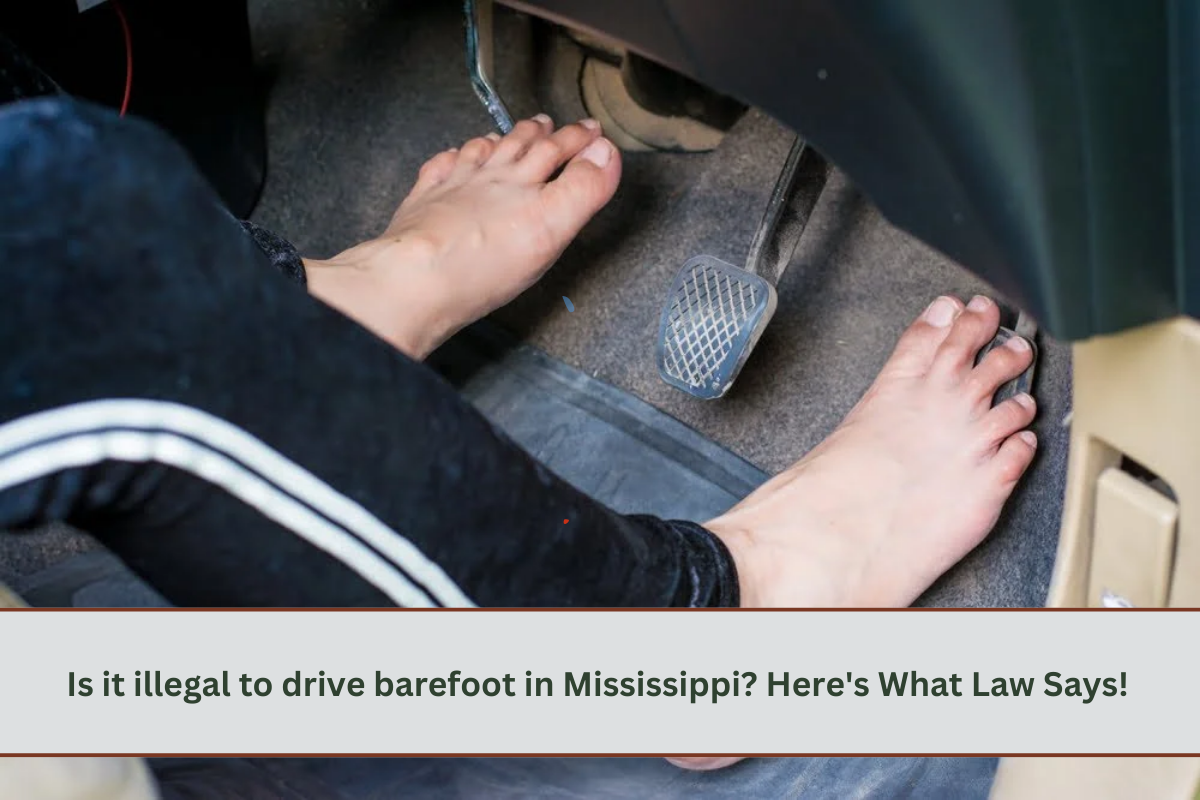 Is it illegal to drive barefoot in Mississippi Here's What Law Says!