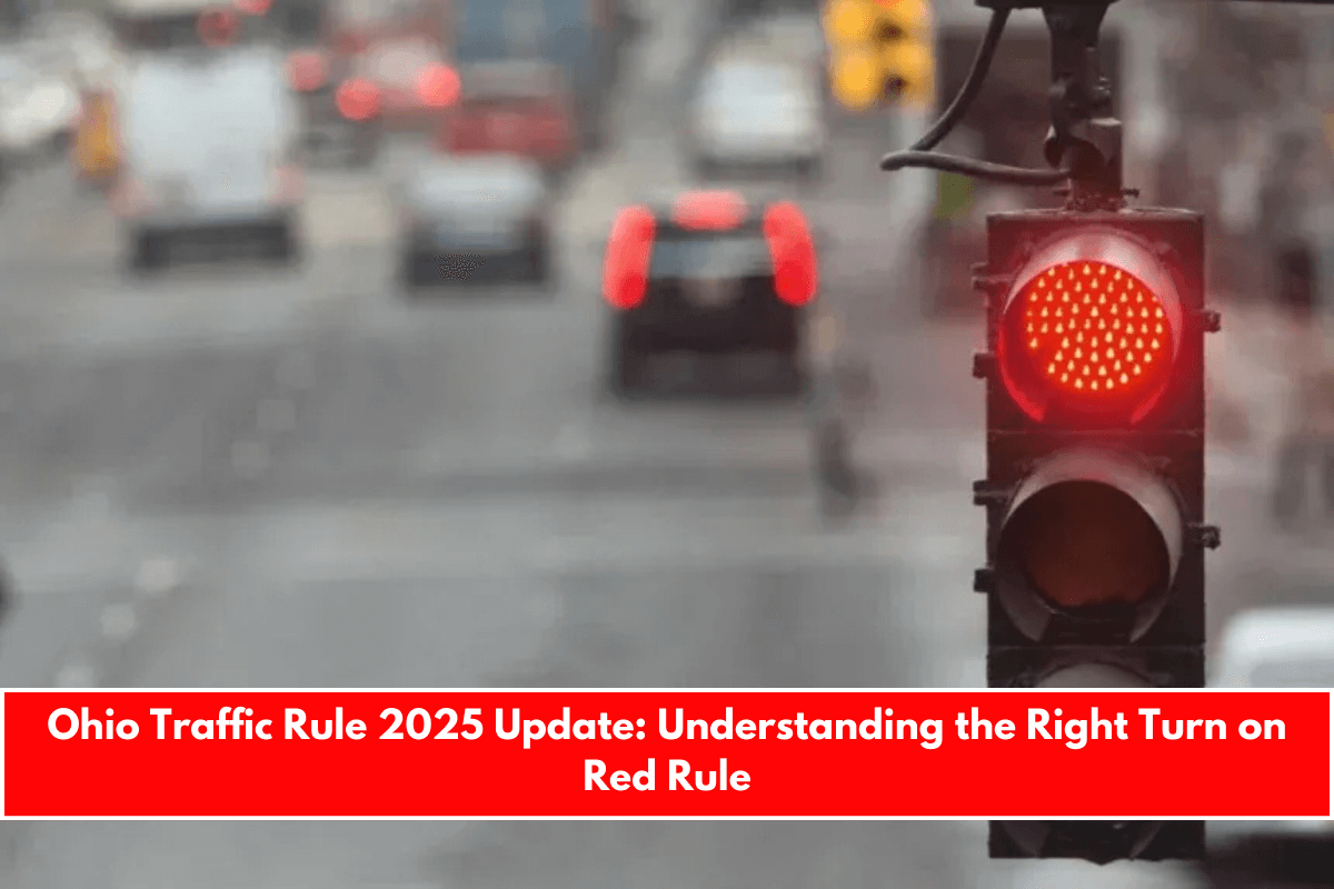 Ohio Traffic Rule 2025 Update Understanding the Right Turn on Red Rule