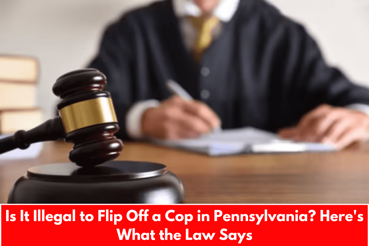 Is It Illegal to Flip Off a Cop in Pennsylvania? Here's What the Law Says