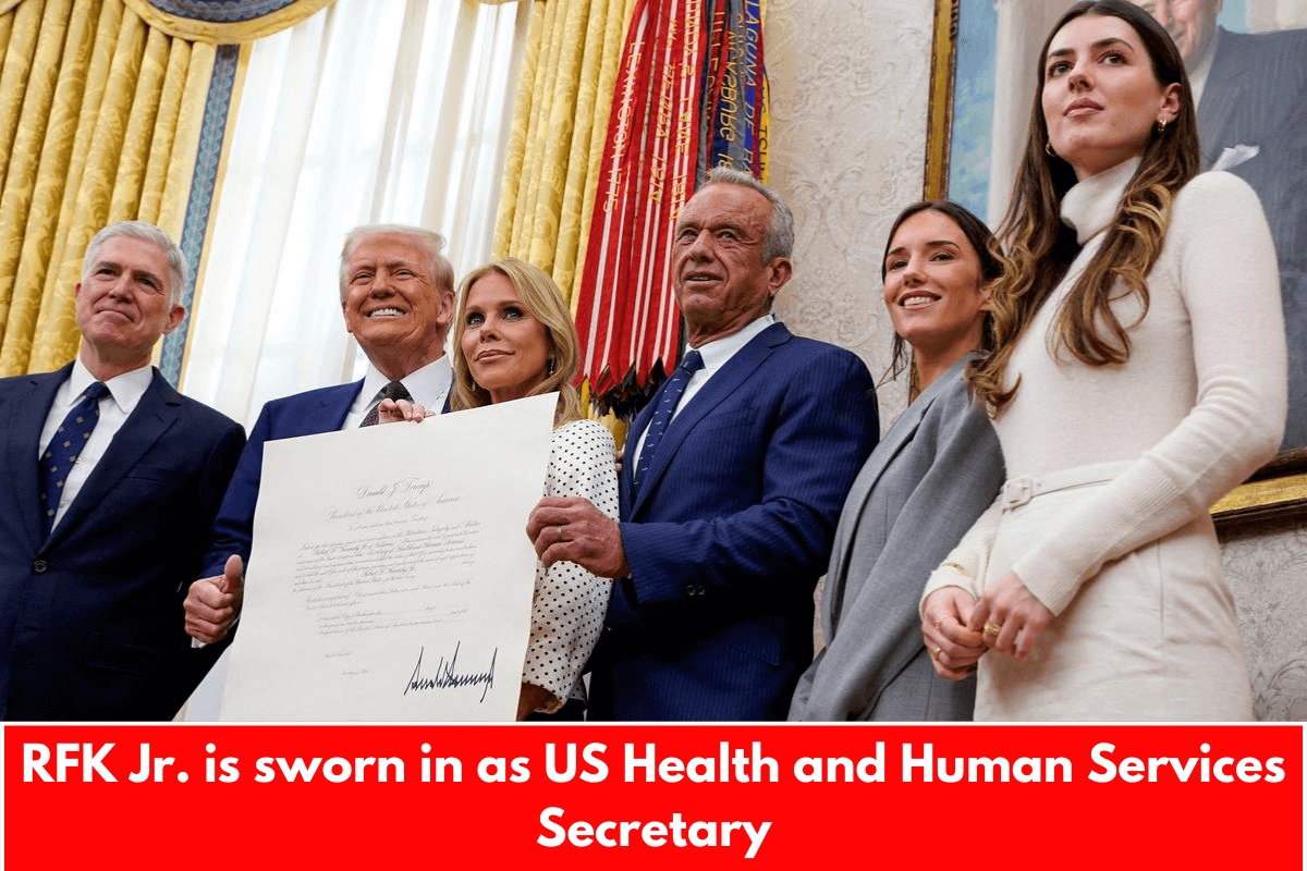 RFK Jr. is sworn in as US Health and Human Services Secretary