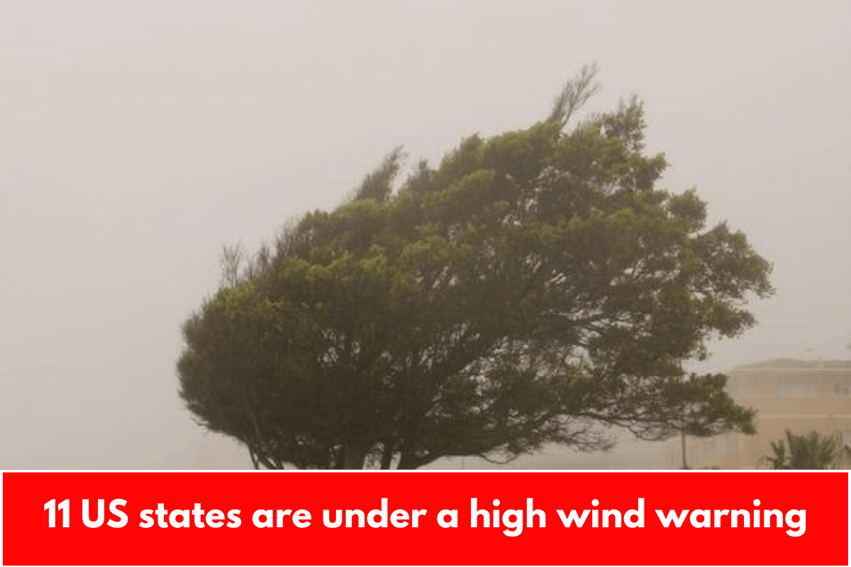 11 US states are under a high wind warning