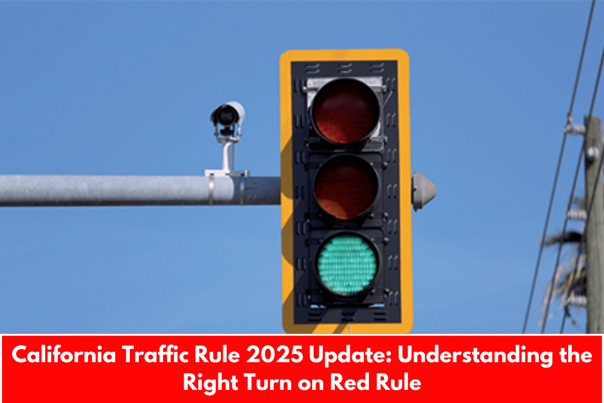 California Traffic Rule 2025 Update: Understanding the Right Turn on Red Rule