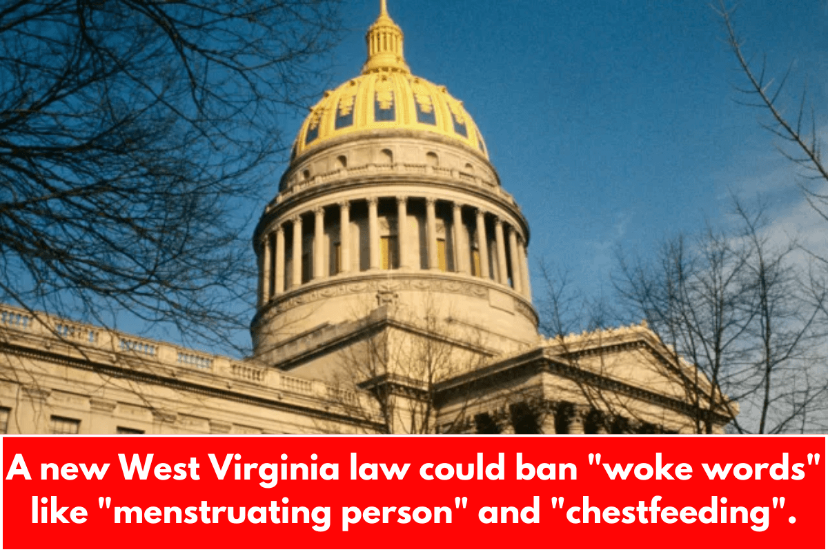 A new West Virginia law could ban "woke words" like "menstruating person" and "chestfeeding".