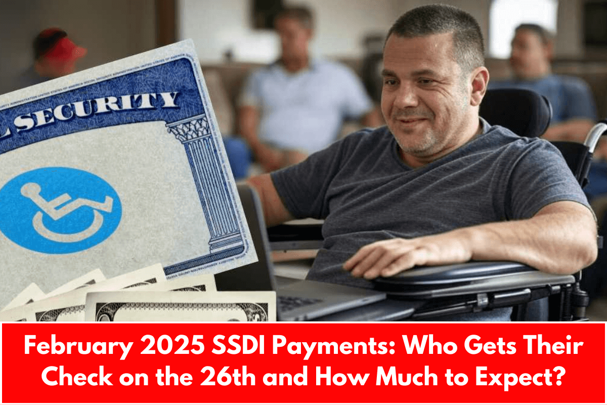 February 2025 SSDI Payments: Who Gets Their Check on the 26th and How Much to Expect?