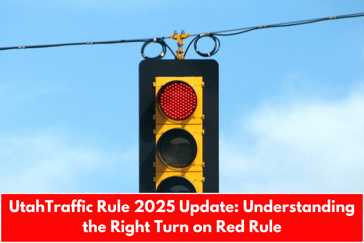 UtahTraffic Rule 2025 Update: Understanding the Right Turn on Red Rule