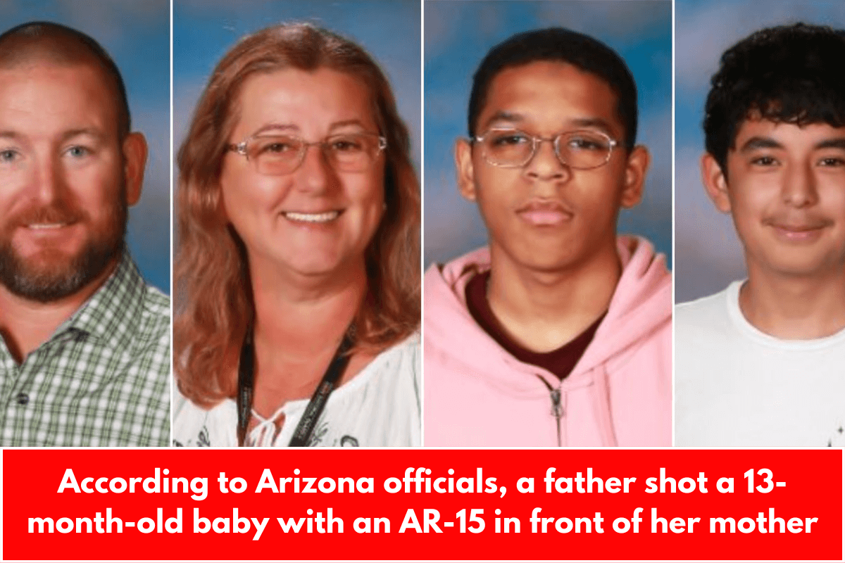 According to Arizona officials, a father shot a 13-month-old baby with an AR-15 in front of her mother