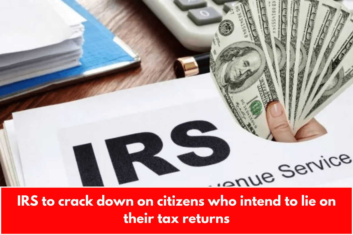 IRS to crack down on citizens who intend to lie on their tax returns