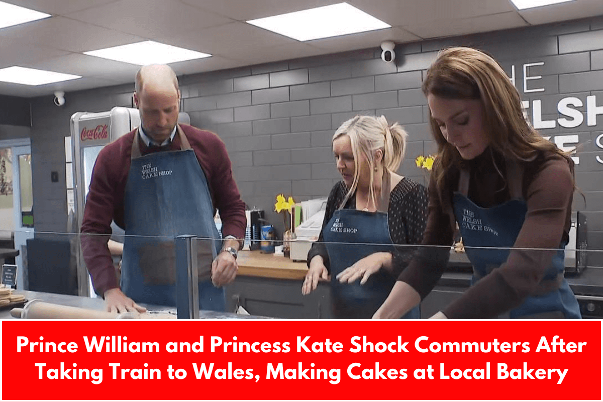 Prince William and Princess Kate Shock Commuters After Taking Train to Wales, Making Cakes at Local Bakery