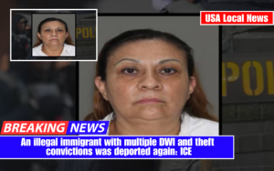 An illegal immigrant with multiple DWI and theft convictions was deported again: ICE