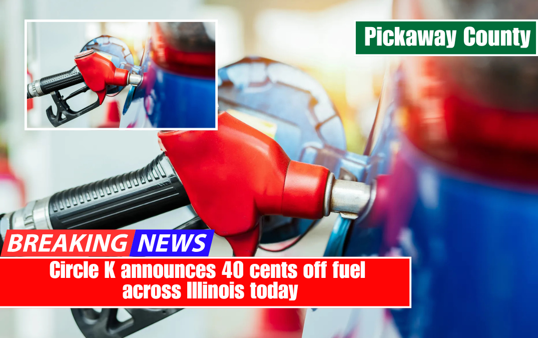 Circle K announces 40 cents off fuel across Illinois today