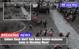 Culture Clash Alert! Italy Bans Gender-Inclusive Icons in Shocking Move!