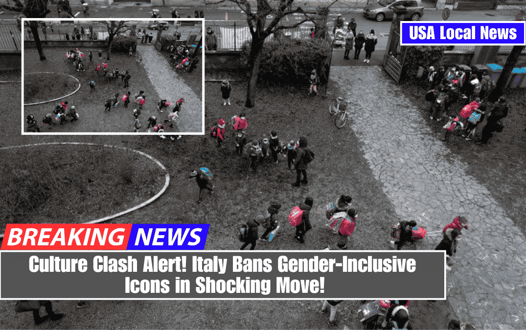 Culture Clash Alert! Italy Bans Gender-Inclusive Icons in Shocking Move!