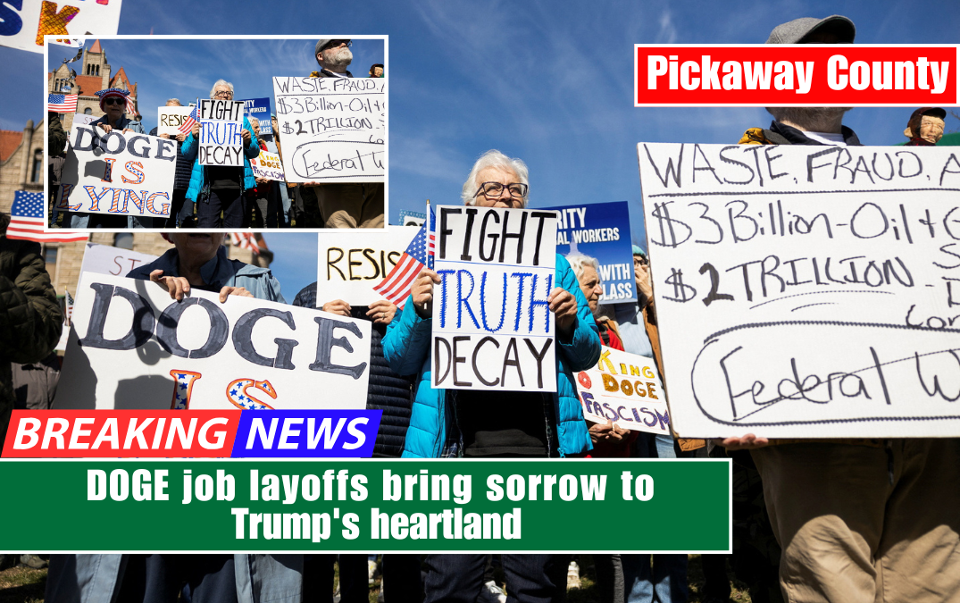 DOGE job layoffs bring sorrow to Trump's heartland