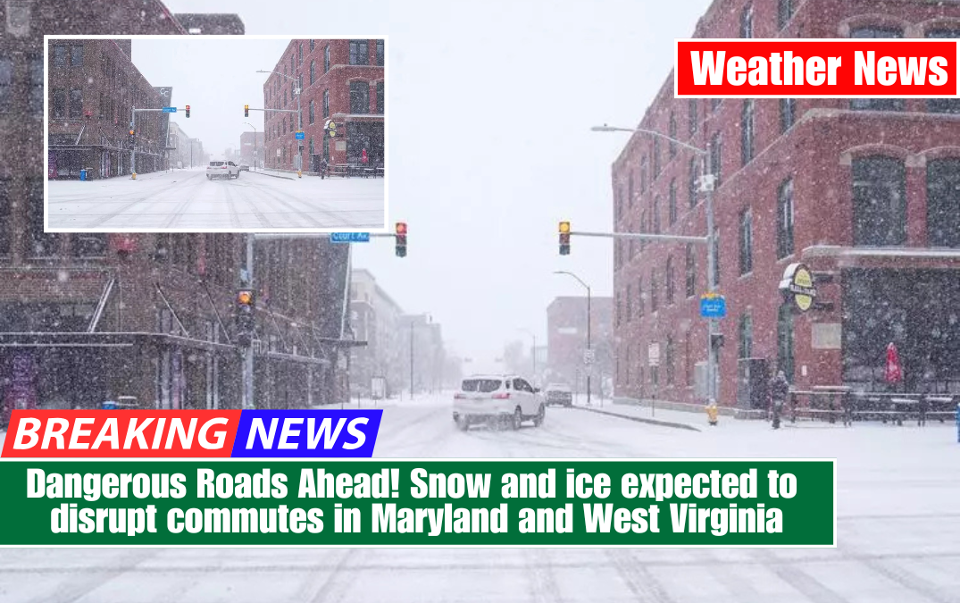 Dangerous Roads Ahead! Snow and ice expected to disrupt commutes in Maryland and West Virginia