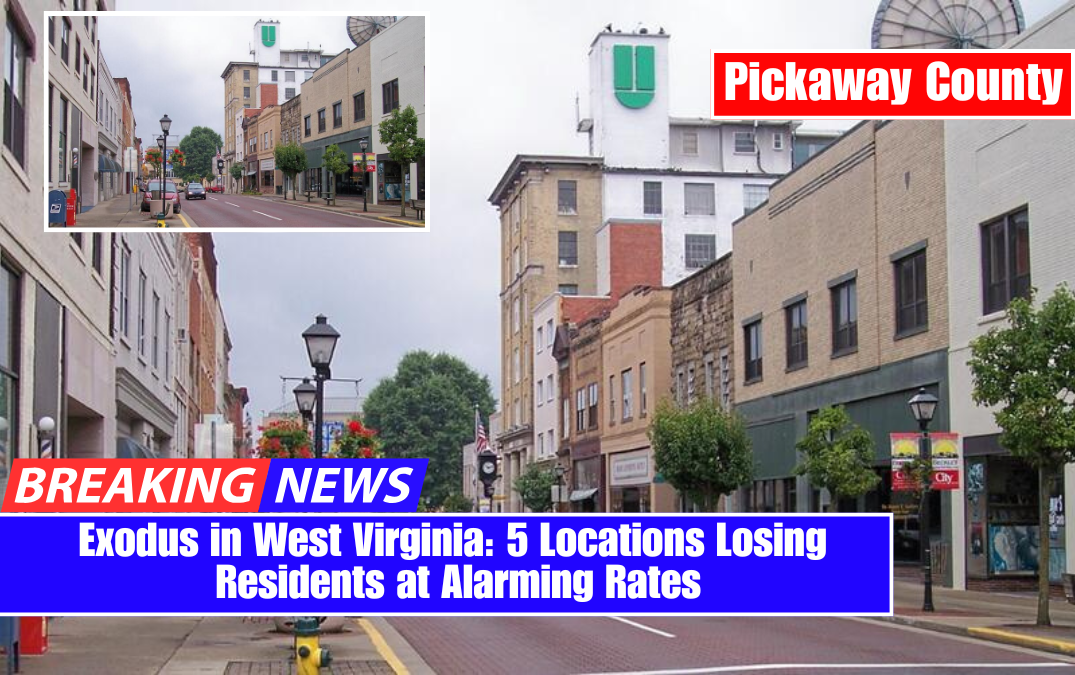 Exodus in West Virginia: 5 Locations Losing Residents at Alarming Rates