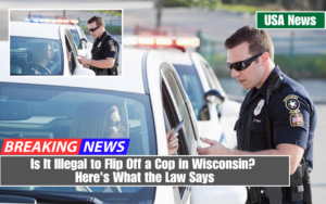 Is It Illegal to Flip Off a Cop in Wisconsin? Here's What the Law Says