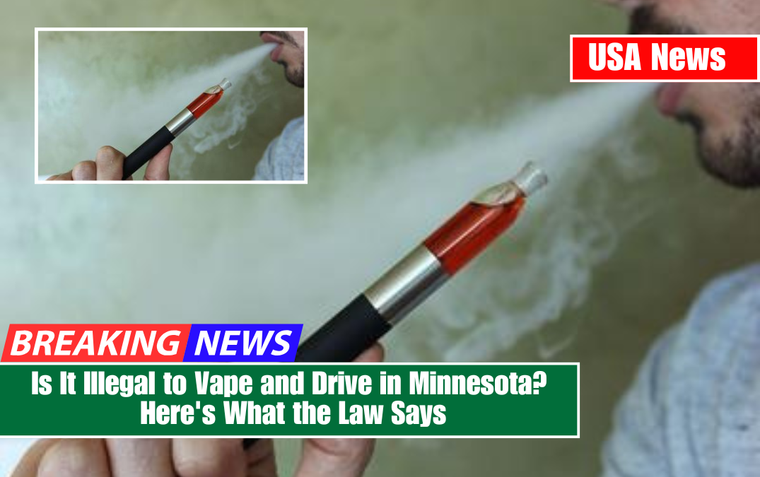 Is It Illegal to Vape and Drive in Minnesota? Here's What the Law Says