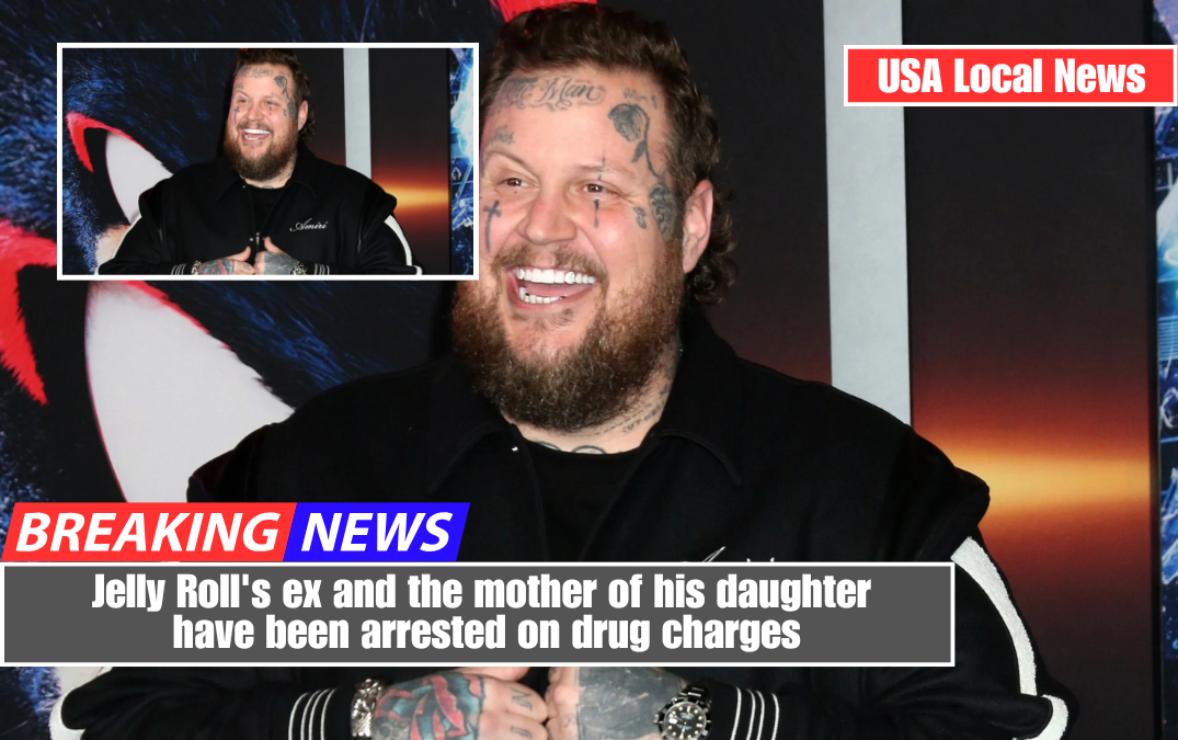 Jelly Roll's ex and the mother of his daughter have been arrested on drug charges