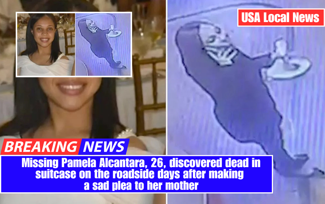 Missing Pamela Alcantara, 26, discovered dead in suitcase on the roadside days after making a sad plea to her mother