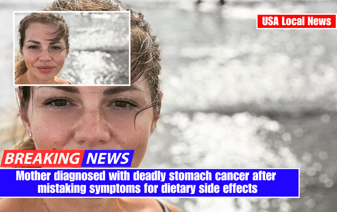 Mother diagnosed with deadly stomach cancer after mistaking symptoms for dietary side effects