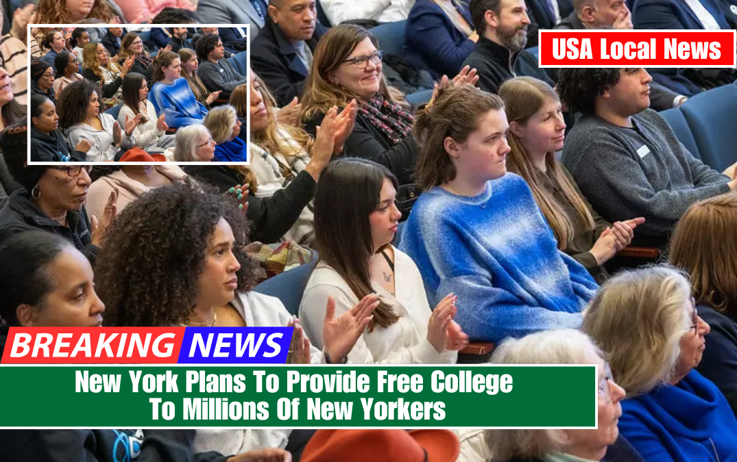 New York Plans To Provide Free College To Millions Of New Yorkers