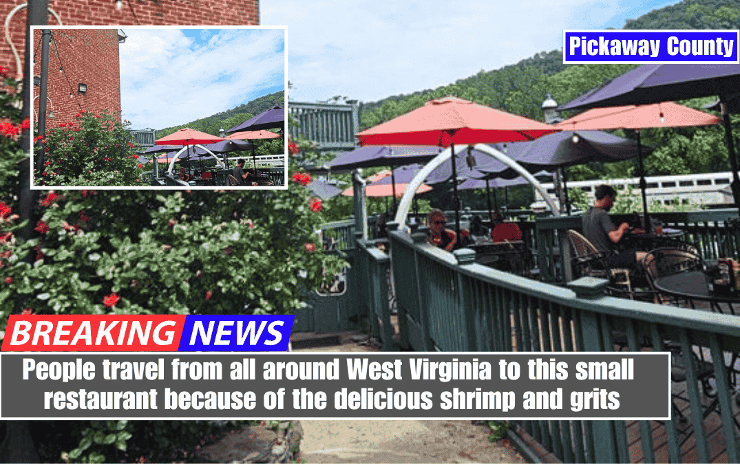 People travel from all around West Virginia to this small restaurant because of the delicious shrimp and grits