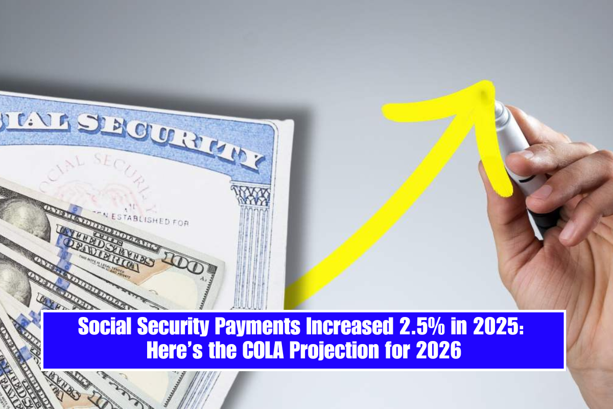 Social Security Payments Increased 2.5% in 2025: Here’s the COLA Projection for 2026