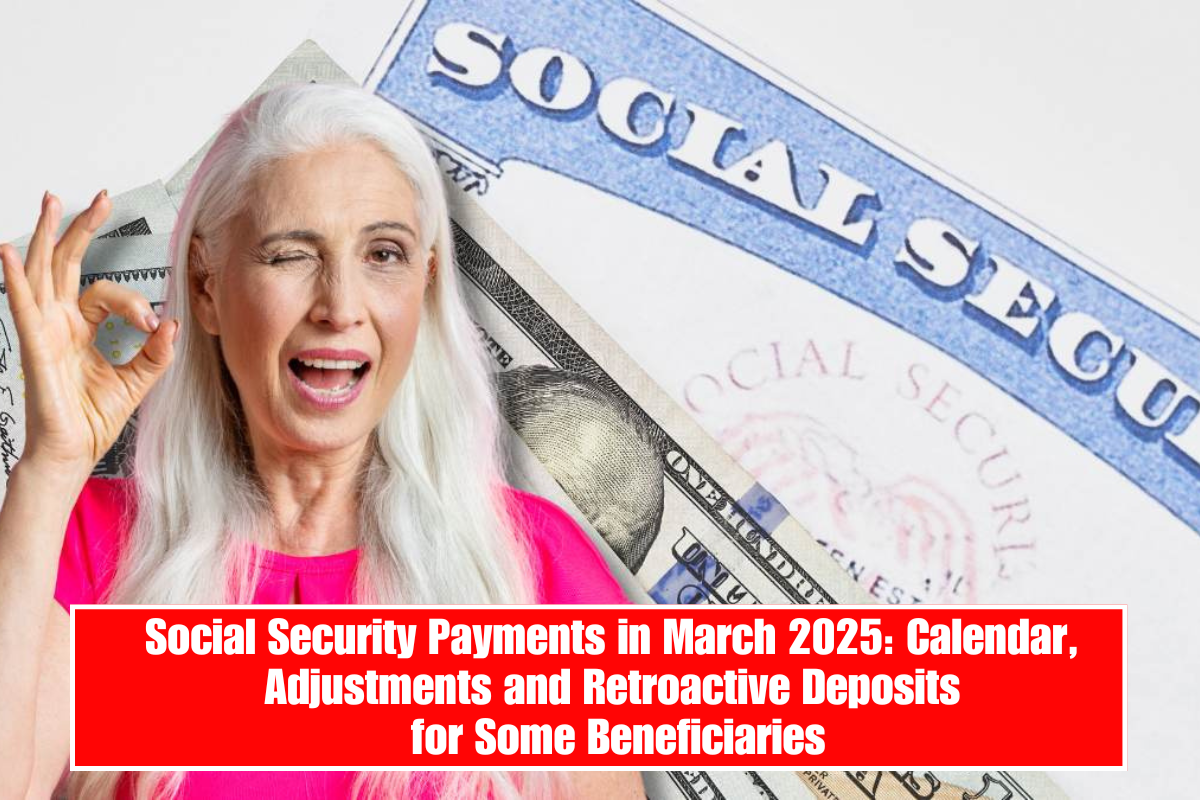 Social Security Payments in March 2025: Calendar, Adjustments and Retroactive Deposits for Some Beneficiaries