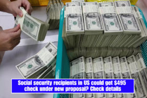 Social security recipients in US could get $495 check under new proposal? Check details