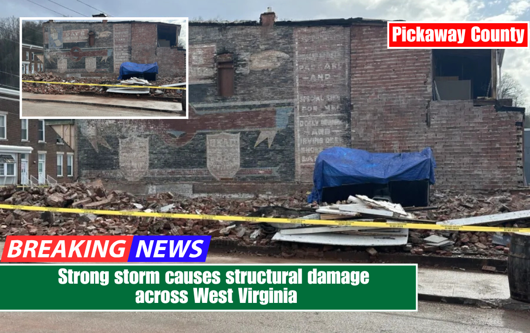 Strong storm causes structural damage across West Virginia