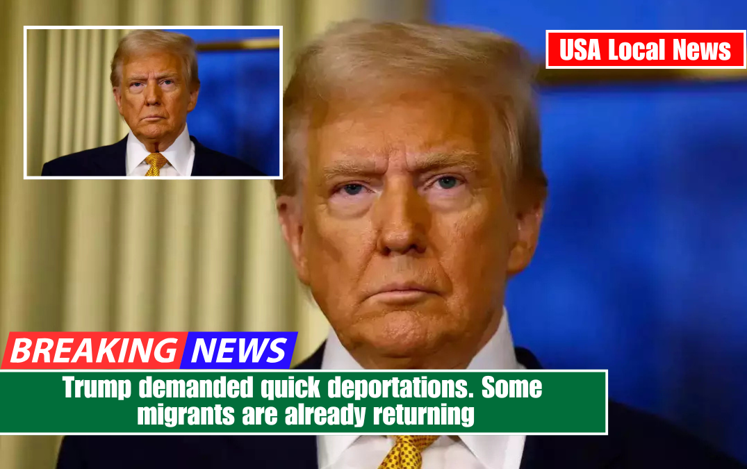 Trump demanded quick deportations. Some migrants are already returning