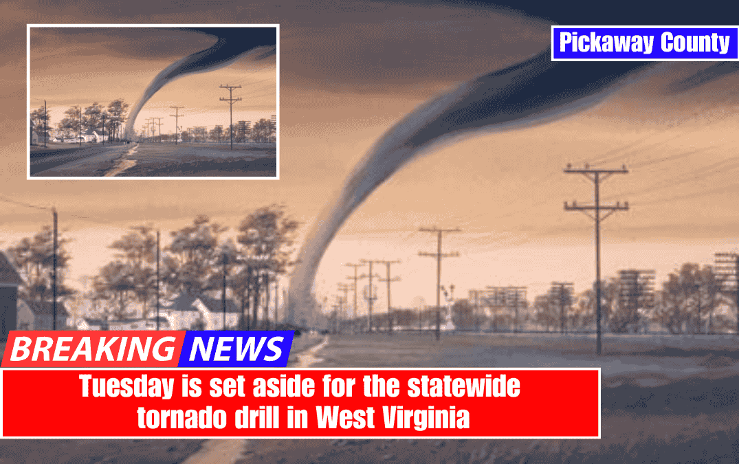 Tuesday is set aside for the statewide tornado drill in West Virginia