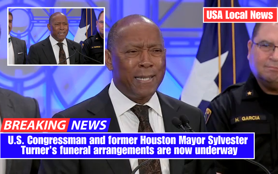 U.S. Congressman and former Houston Mayor Sylvester Turner's funeral arrangements are now underway