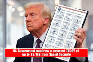 US Government confirms a payment TODAY of up to $5,108 from Social Security