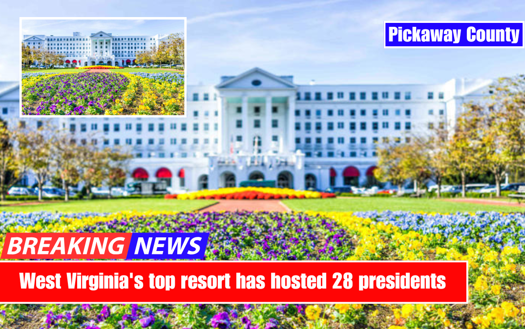 West Virginia's top resort has hosted 28 presidents